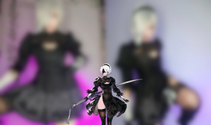 Modelo Kristabel fez um belíssimo cosplay da 2B de Nier: Automata