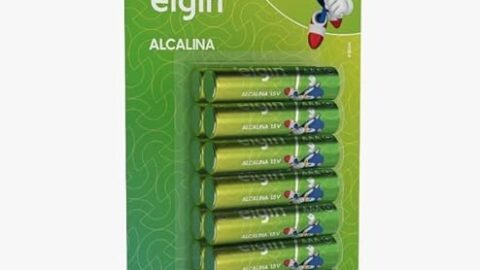 Pilha Alcalina AAA com 16 unidades Elgin Palito