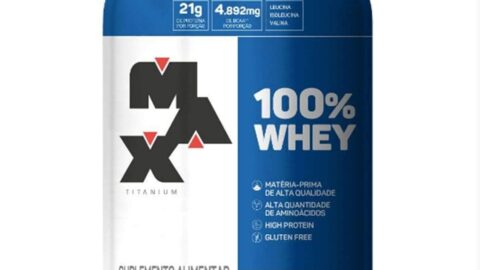 100% Whey - 900G Chocolate - Max Titanium, Max Titanium