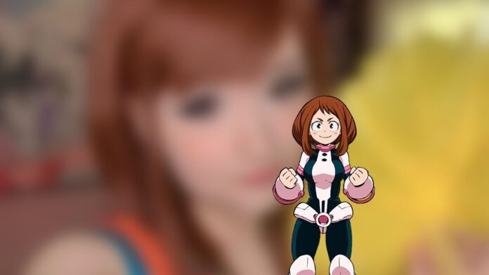 Modelo koraaura fez um encantador cosplay da Uraraka de My Hero Academia