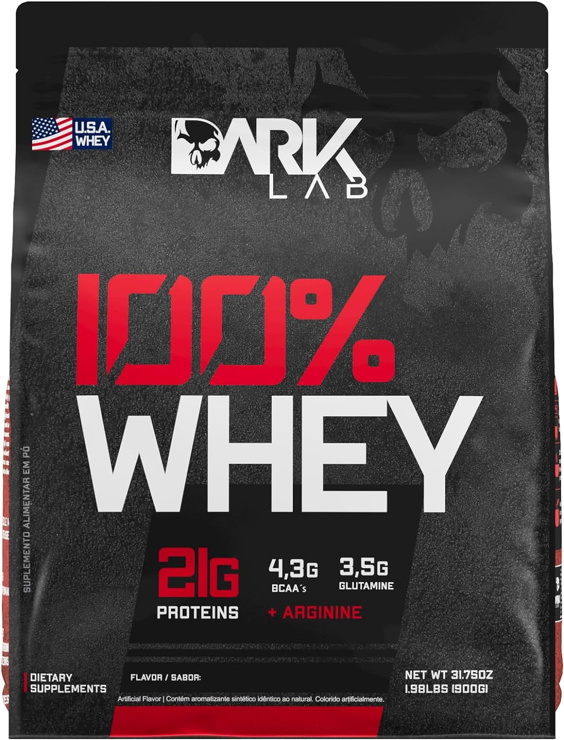 100 Whey Refil Dark Lab 900g Critical Hits