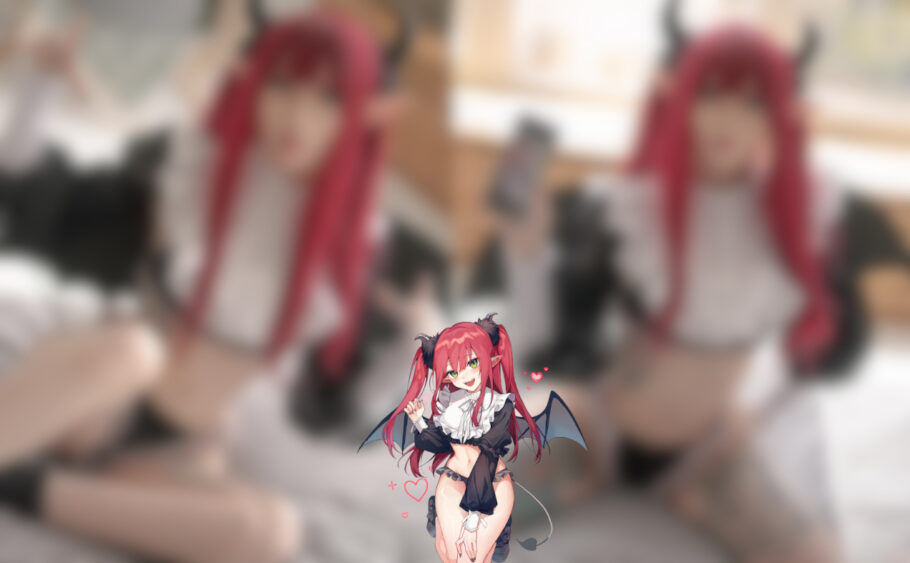 Modelo Kawabarker fez um ousado cosplay da Marin como Rizu-kyun em My Dress-Up Darling
