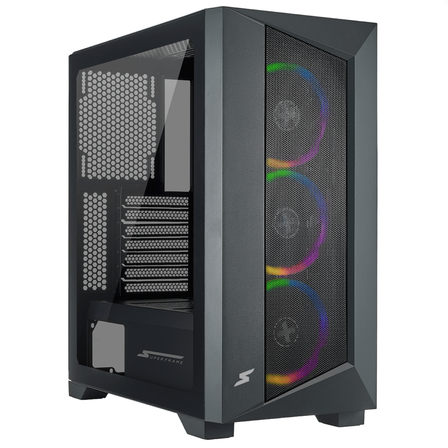 Gabinete Gamer SuperFrame Elite, Mid Tower - Critical Hits