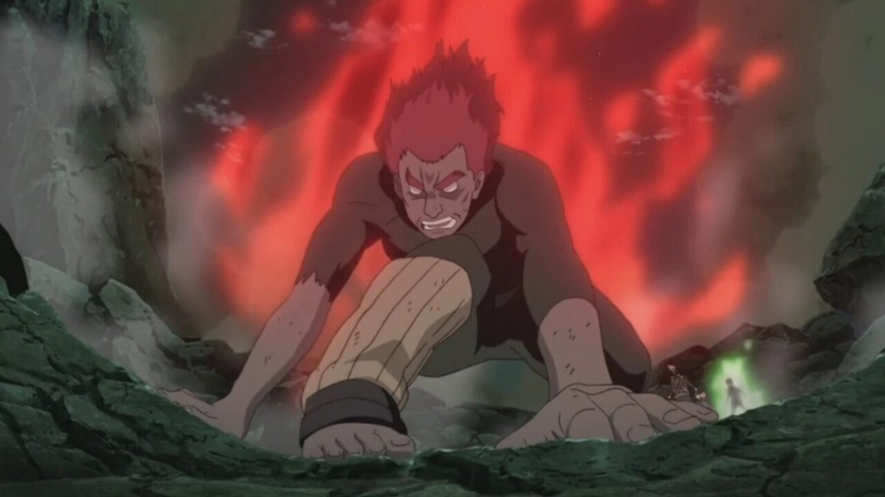 Naruto - Em qual episódio Might Guy abre os Oito Portões?