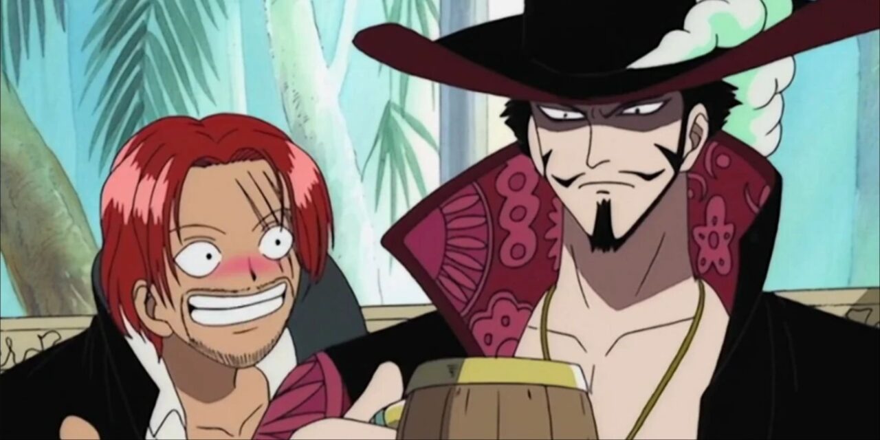Oda revela uma grandiosa dica sobre quem é mais forte em One Piece entre Mihawk e Shanks