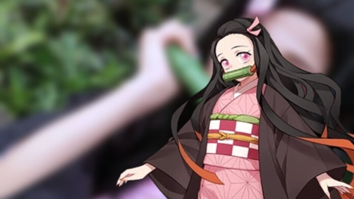 Modelo equatoriana realiza um divino e apaixonante cosplay da Nezuko Kamado de Demon Slayer