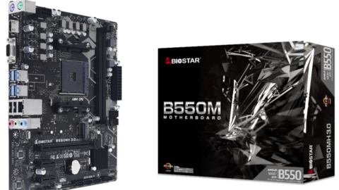 Placa Mãe Biostar B550MH, Chipset B550, AMD AM4, mATX, DDR4