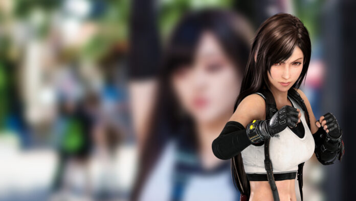 Modelo deslumbra com um épico cosplay da Tifa Lockhart de Final Fantasy