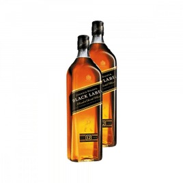 2 Unidades Whisky Johnnie Walker Black Label - 1000ml