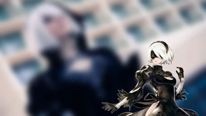 Modelo moshimangos fez um lindo cosplay da 2B de Nier Automata