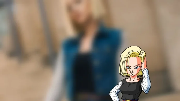 Modelo cheesu_cosplay fez um apaixonante cosplay da Android 18 de Dragon Ball