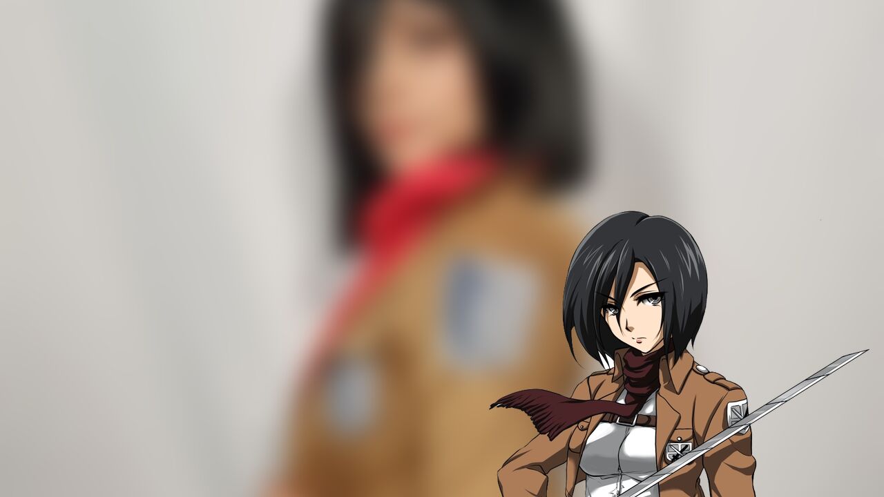 Mikasa de Attack on Titan recebe um lindo cosplay feito pela michdahaka