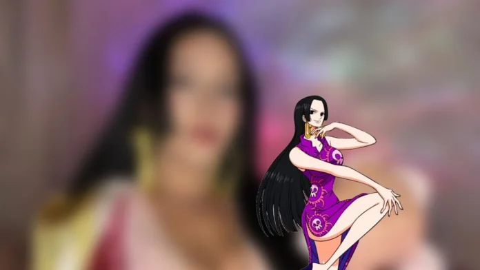 Modelo nargisabeauty fez um belíssimo cosplay da Boa Hancock de One Piece