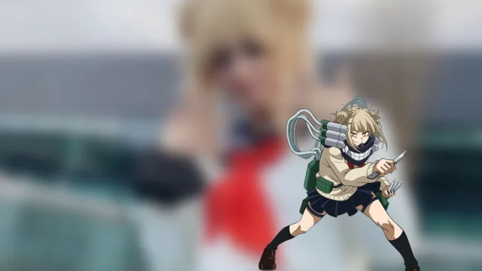 Modelo nayssseee fez um cosplay maravilhoso da Toga de My Hero Academia