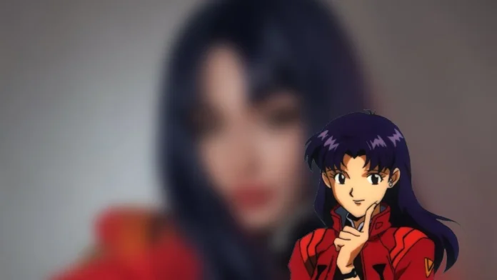 Modelo saturdayx fez um lindo cosplay da Misato de Evangelion