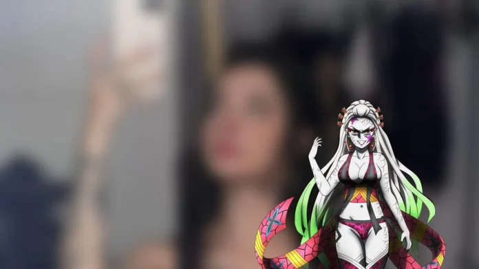 Brasileira caputile fez um cosplay apaixonante da Daki de Demon Slayer