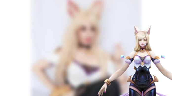 Fã de League of Legends deslumbra com mágico cosplay da skin Ahri K/DA