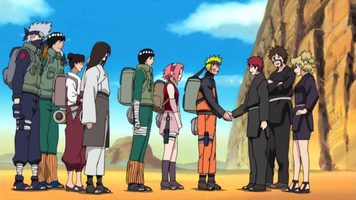 Naruto - Em qual episódio começa o arco da Missão de Resgate do Kazekage?