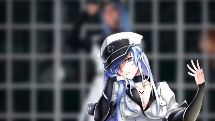 Modelo clockworkk_angel encanta com glorioso cosplay da Esdeath de Akame Ga Kill