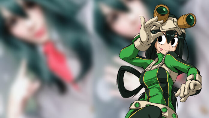 Fascinante cosplay da Froppy de My Hero Academia é realizado por fã e impressiona a todos