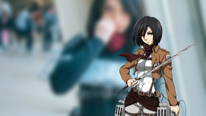 Magnífico cosplay da Mikasa Ackerman de Attack on Titan é realizado por vanessa_w.k