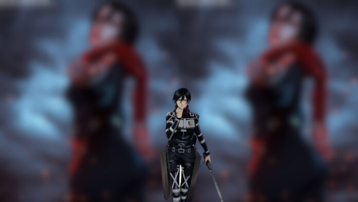 Modelo Izanami transforma-se na Mikasa de Attack on Titan em um cosplay impecável
