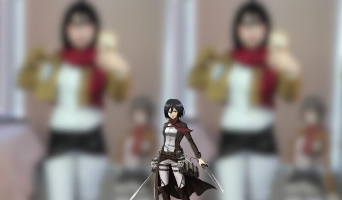 Modelo Fufu fez um belíssimo cosplay da Mikasa de Attack on Titan