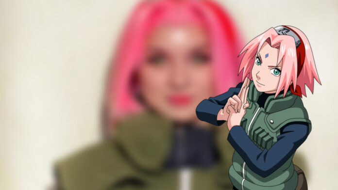 Cosplayer ucraniana traz um impecável visual da encantadora Sakura Haruno
