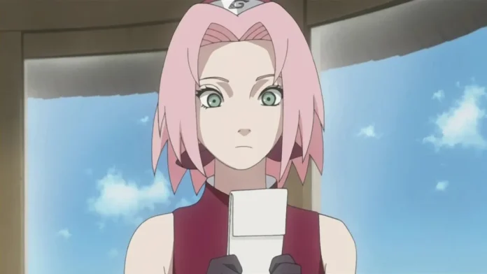 Arte de Naruto Mostra Rosto Realista de Sakura