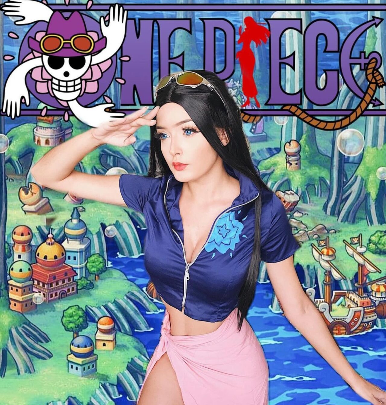 Brasileira Mizuleiso fez um encantador cosplay da Nico Robin de One Piece