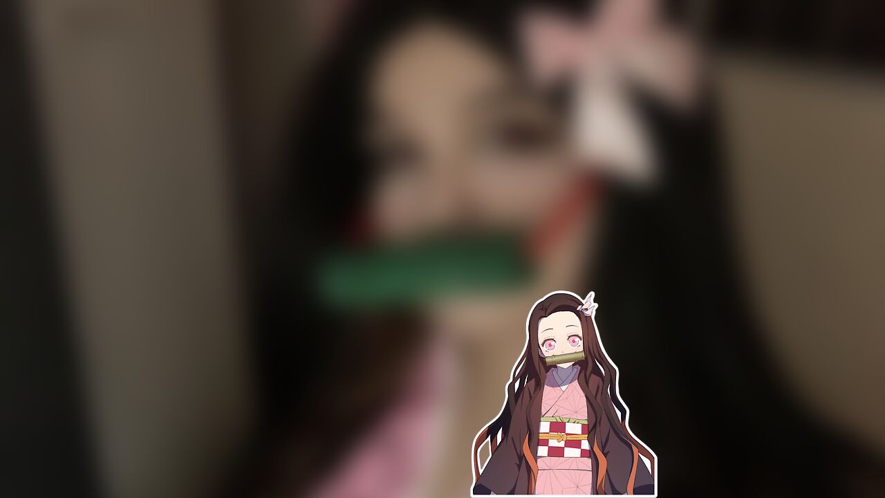 Modelo luayumiii surpreende com um lindo cosplay da Nezuko