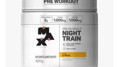 Night Train Max Titanium Pré-treino Sem Cafeína 300g