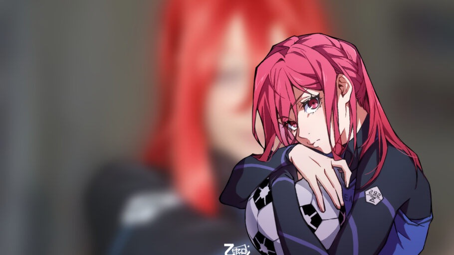 Épica interpretação de Hyoma Chigiri de Blue Lock é realizada pela cosplayer brasileira marihcos