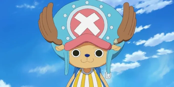 Este era o visual original do Chopper em One Piece e era completamente diferente