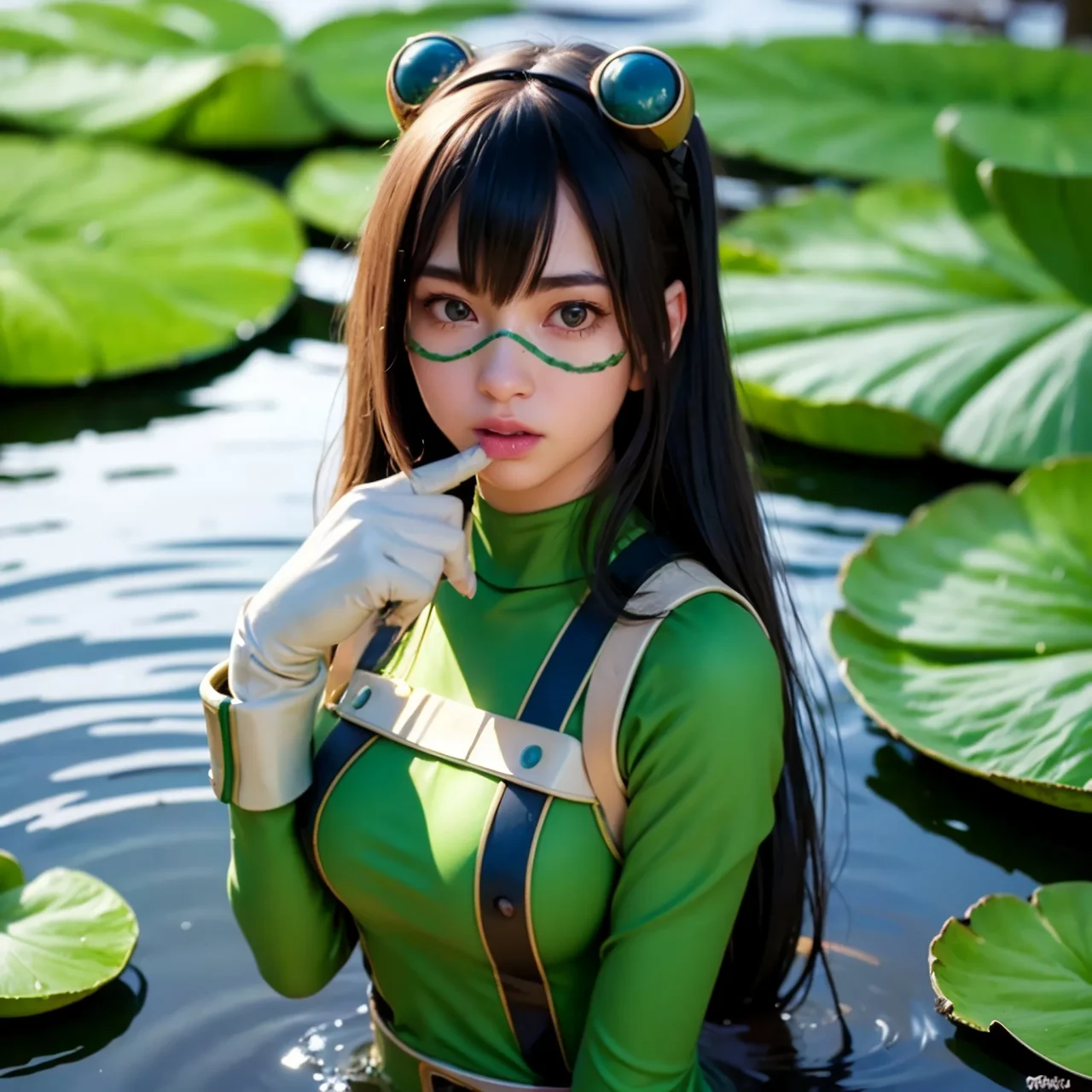 IA torna Tsuyu de My Hero Academia em uma garota real