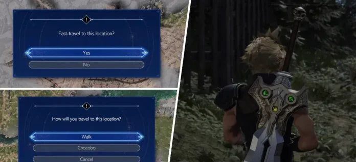 Final Fantasy 7 Rebirth - Como desbloquear a viagem rápida