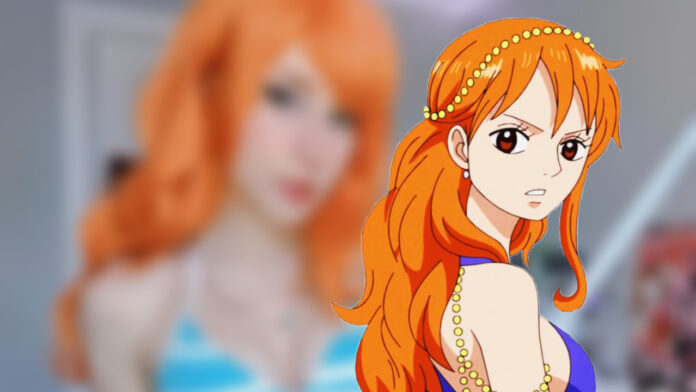 Cosplayer americana dá vida a Nami de One Piece em um atraente cosplay