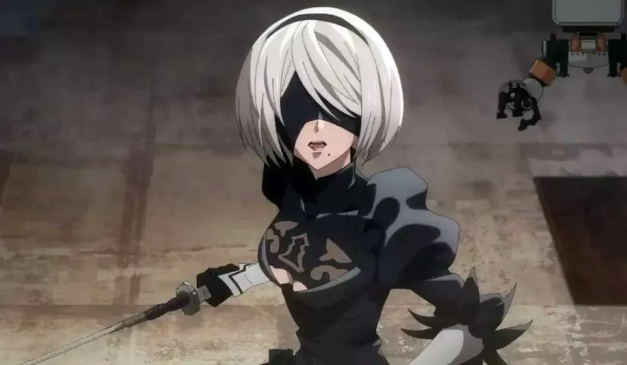Modelo djharuharuka fez um lindo cosplay da 2B de Nier Automata