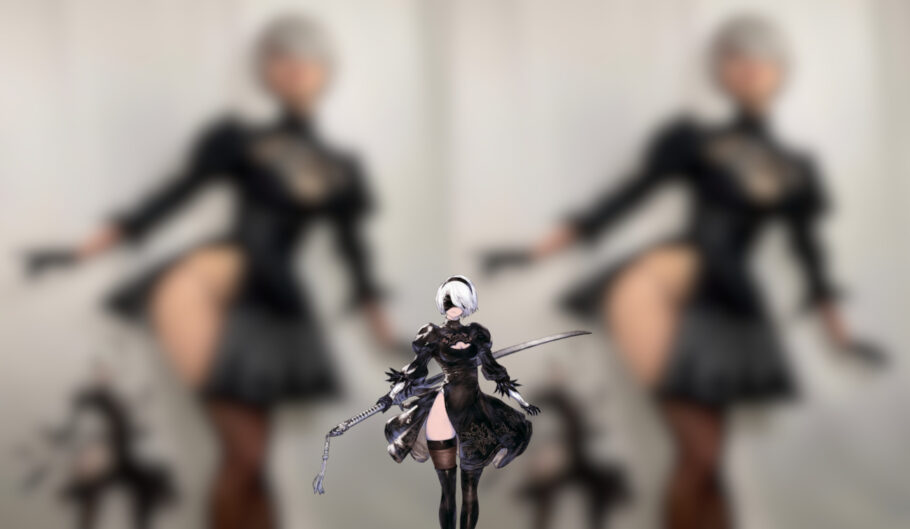 Modelo Buttercup fez um deslumbrante cosplay da 2B de Nier: Automata