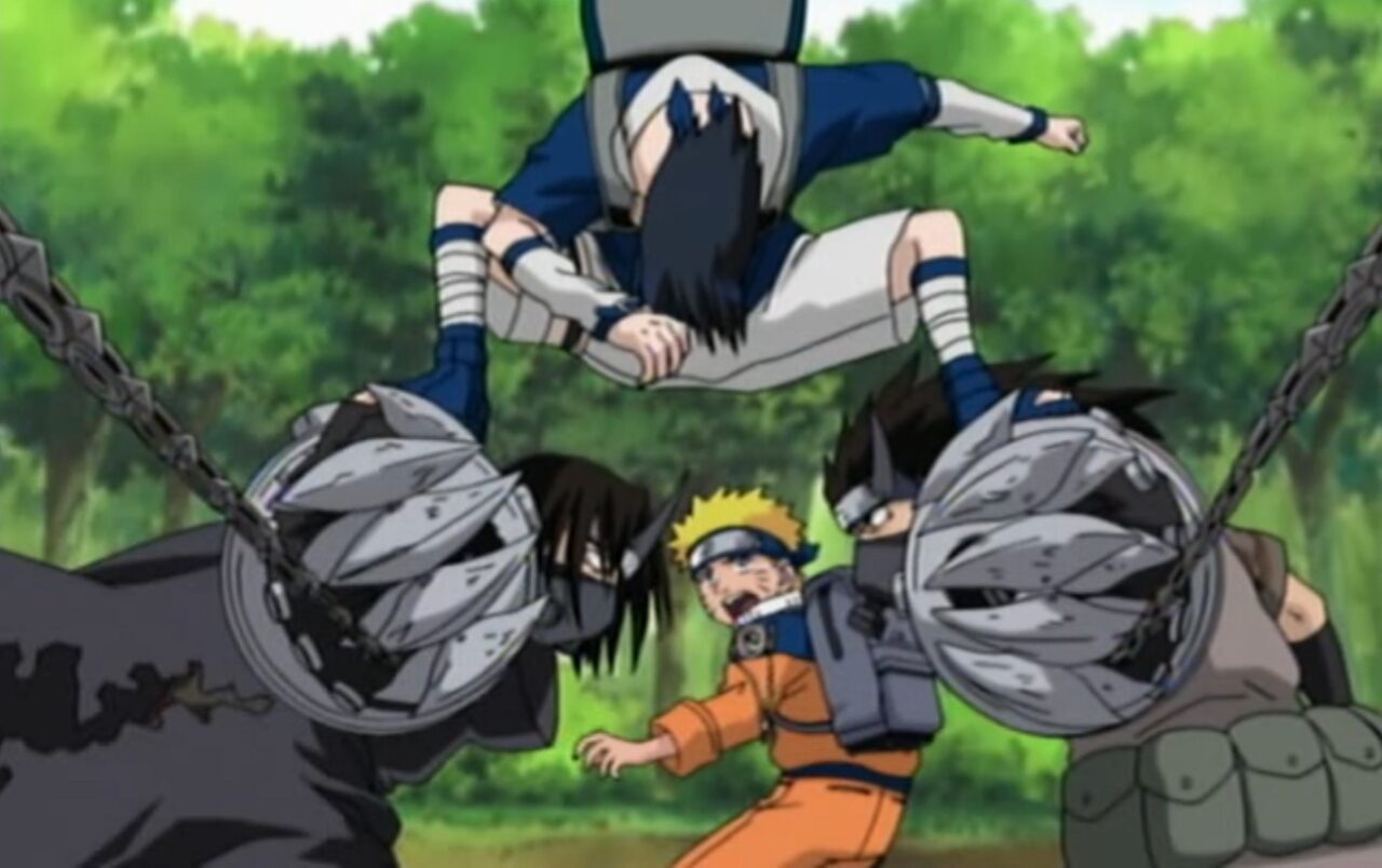 Naruto - Em qual episódio o Time 7 é atacado pelos Irmãos Demônios?