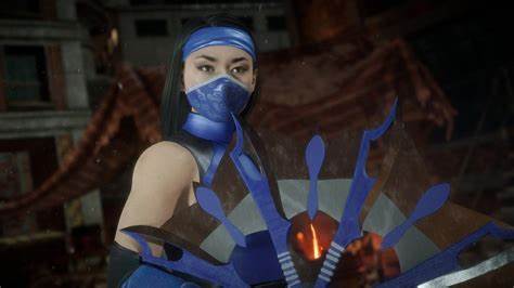 Este é um imponente cosplay da Kitana de Mortal Kombat
