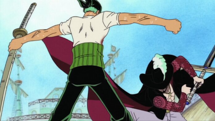 One Piece – Em qual episódio Mihawk derrota Zoro?