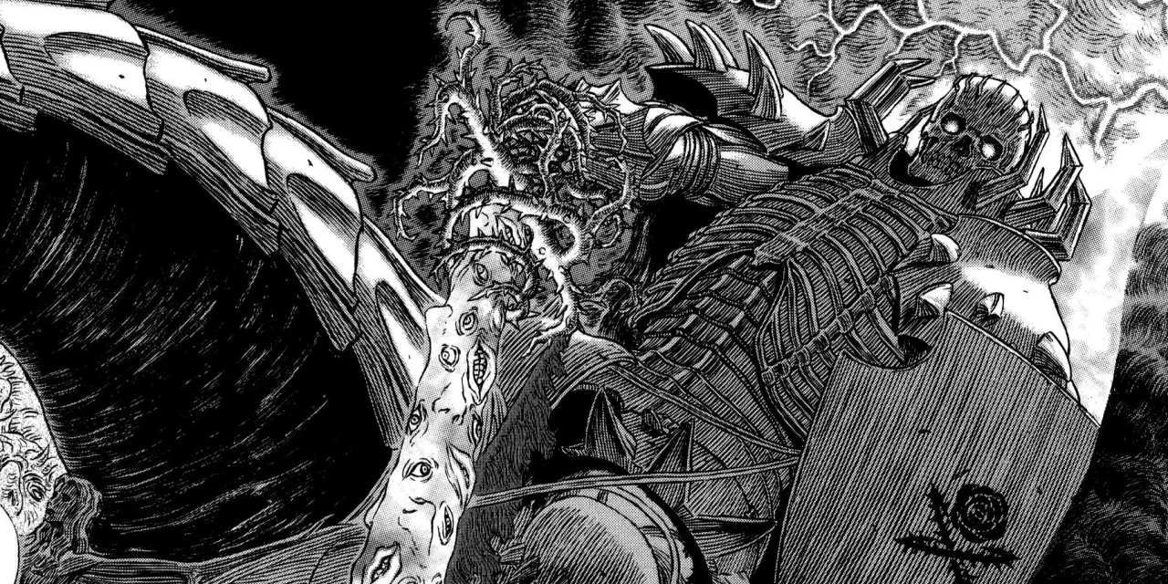"Berserk" é uma série lendária que abriga alguns dos personagens mais memoráveis e importantes de todo o anime e mangá. Entre eles, o protagonista Guts destaca-se com uma ampla gama de aliados que o ajudaram em sua jornada, bem como uma série de vilões aterradores para enfrentar. No entanto, o mais interessante e misterioso de todos os seus amigos é o infame Cavaleiro da Caveira (Skull Knight), um antigo e poderoso ex-mestre da armadura Berserker. Apesar de estar guiando Guts das sombras há muito tempo, suas origens permanecem em grande parte um mistério. Mesmo assim, ele é um dos personagens mais amados da franquia e que está presente desde as primeiras etapas da série. Vamos mergulhar no enigmático Skull Knight de Berserk e explorar seus objetivos! Quem Poderia Ser o Skull Knight? Desde sua primeira aparição em "Berserk", no episódio 37, intitulado "Skull Knight", em 10 de junho de 1994, durante o Arco da Era de Ouro, Skull Knight tem sido uma figura extremamente enigmática e misteriosa no mundo de Berserk. Sua presença sempre se faz sentir, pois ele, sozinho, declarou guerra contra a Mão de Deus (God-Hand), apesar de suas conversas com Guts serem repletas de enigmas. Embora suas origens não tenham sido confirmadas, estima-se que Skull Knight tenha aproximadamente 1000 anos e, ao longo de sua vida, ele tem lutado em uma cruzada solitária contra a Mão de Deus, autodenominando-se um 'inimigo dos inumanos'. Sua vasta experiência lhe concedeu uma incrível quantidade de previsão e um grande conhecimento sobre o funcionamento do fluxo da causalidade. Origens Possíveis do Skull Knight: Tudo o que se sabe sobre o passado de Skull Knight é que ele nutre um profundo rancor e ódio pela Mão de Deus, e muitos acreditam que ele seja o Rei Gaiseric, devido às referências ao "Rei" ou "Sua Majestade" em várias fases. Essa teoria é reforçada pela inimizade distinta dele em relação ao líder da Mão de Deus, Void. A conexão de Skull Knight com Gaiseric é aprofundada pelo fato de que o reino de Gaiseric existiu há 1000 anos e a armadura que ele usava era muito semelhante à atual de Skull Knight. Quais São Seus Objetivos? Conforme confirmado anteriormente, o objetivo final de Skull Knight é ver a queda da Mão de Deus a qualquer custo. É por isso que ele tem ajudado tanto Guts desde o início, reconhecendo o Espadachim Negro como alguém que já escapou dos planos da causalidade, colocando-o em uma posição única para ajudar na cruzada de Skull Knight contra a Mão de Deus. Para combater a Mão de Deus, Skull Knight os ataca em "pontos de junção temporal", que são eventos vitais no mundo onde o futuro está em jogo, como o Eclipse. Assim como ele diz a Guts, a causalidade não é algo que possa ser facilmente manipulado, então ele escolhe fazer sua jogada nesses pontos da história onde o fluxo da causalidade está em seu ponto mais fraco. Esse intricado personagem tem sido capaz de enfrentar essa batalha ao longo dos séculos, coletando e consumindo Behelits para formar a Espada de Ativação, uma arma que lhe permite ferir até os personagens mais fortes. Há muitas teorias sobre quem ele é e o que planeja fazer, com uma teoria popular devido à natureza cíclica do mundo de Berserk. Esta teoria afirma que Gaiseric, Skull Knight e Guts são todas versões diferentes do mesmo personagem, com Guts eventualmente assumindo a posição de Skull Knight para lutar contra os vilões da série.