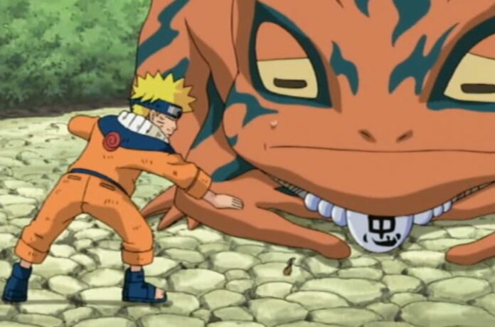 Naruto - Em qual episódio Naruto usa a Técnica de Invocação pela primeira vez?