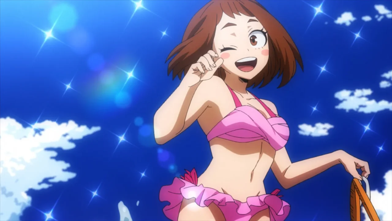 Modelo otterother fez um cosplay perfeito da Uraraka de My Hero Academia