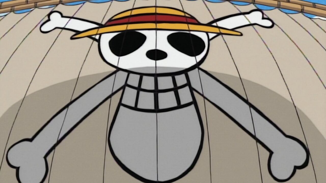 One Piece - Em qual episódio Usopp desenha a bandeira dos Chapéus de Palha?
