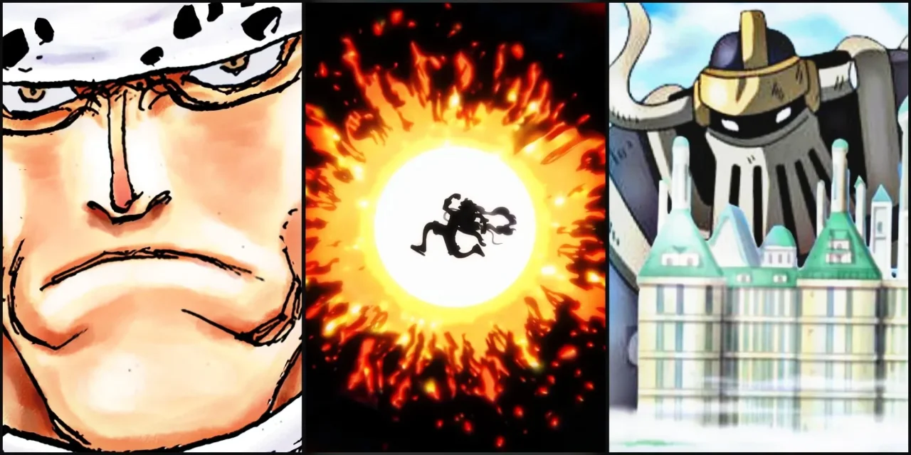 Esta é a Conexão do Gigante de Ferro com o Gear 5 em One Piece