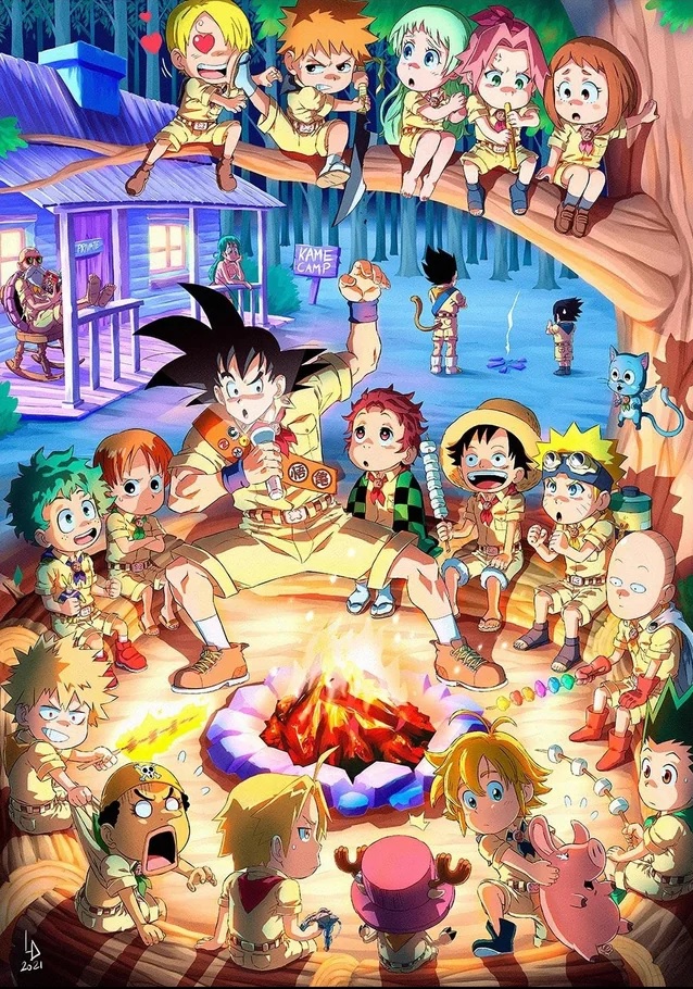 Dragon Ball - Artista fez linda ilustração mostrando o quanto Akira Toriyama influenciou outros animes