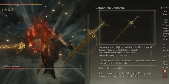 Elden Ring - Como Conseguir a Espada Grande da Ordem Dourada