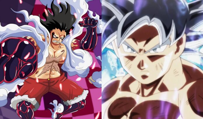Artista fez um épico crossover entre Luffy de One Piece e Goku de Dragon Ball